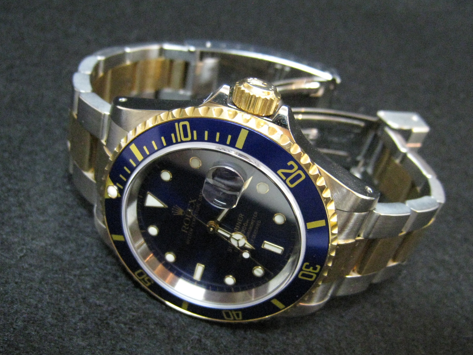 ROLEX ロレックス サブマリーナデイト Ref.16613 YG/SSコンビ 青サブ 