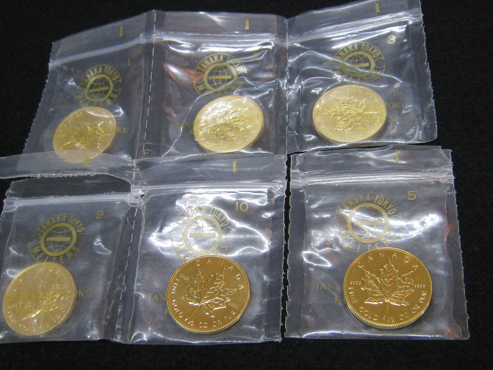 メイプルリーフ金貨 1/2オンス コイン 買取りさせて頂きました | のみの市