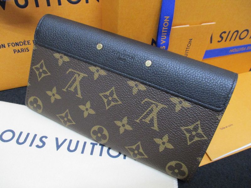 ルイ・ヴィトンLOUIS VUITTON ポルトフォイユ・パラス ノワール/M58415